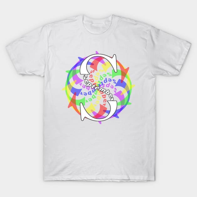 September Rainbow T-Shirt by SanTees